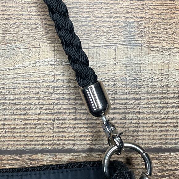 The Sak Black Crochet Shoulder Bag Purse - Picture 3 of 10